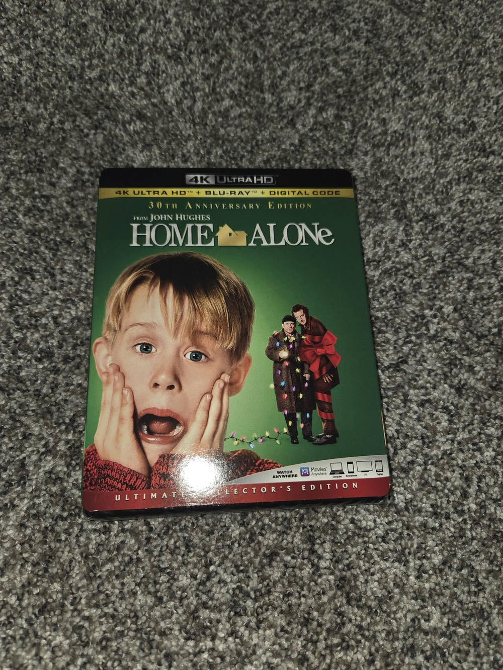 Home Alone 30th Anniversary Edition 4K UHD Blu-ray with Slipcover